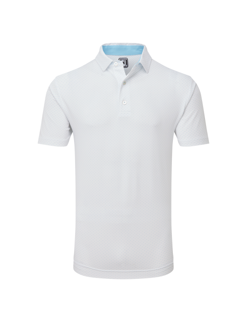 Footjoy Stretch Lisle Dot Print Polo