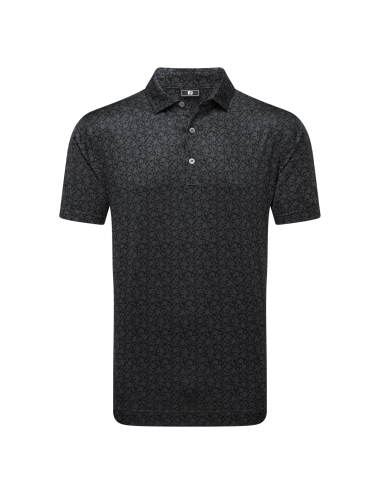Footjoy Painted Floral Lisle Polo