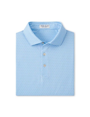 Peter Millar Men Solid Performance Jersey Polo Sean Self Collar