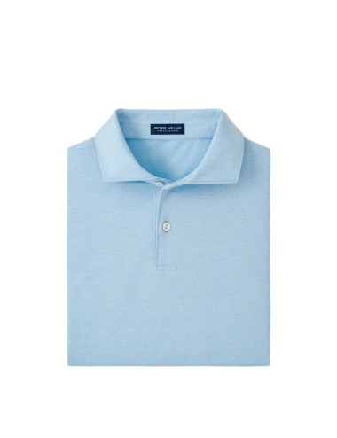 Peter Millar Mens Albatross Cotton Blend Pique Polo Edwin Spread