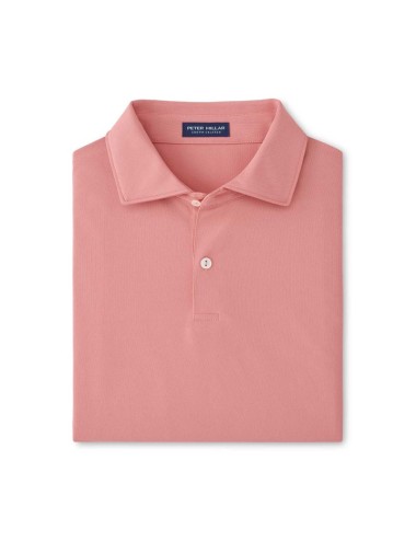 Peter Millar Men Soul Performance Mesh Polo  Edwin Spread Collar